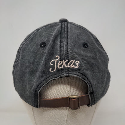 Home Texas Map Slideback Hat Gray OSFM Embroidered Adjustable 6 Panel