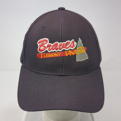 Braves Lemont Strapback Hat Blue Large Adjustable 6 Panel Richardson