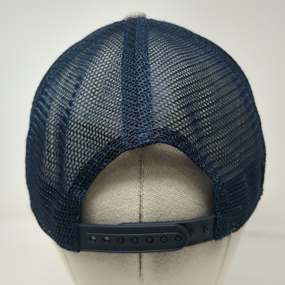 Legacy Trucker Hat Gray Blue One Size 1000 Islands New York Mesh Snapback Patch
