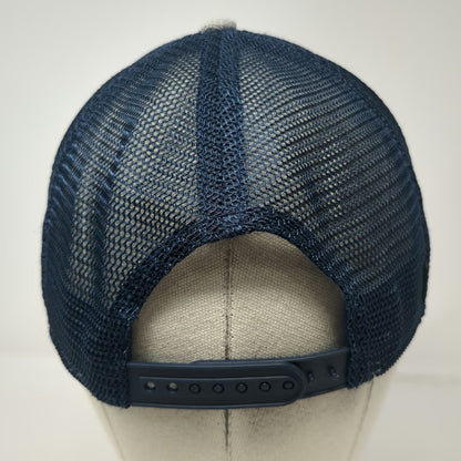 Legacy Trucker Hat Gray Blue One Size 1000 Islands New York Mesh Snapback Patch