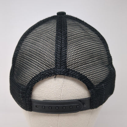 Valvoline Snapback Trucker Hat Black One Size Mesh Back Adjustable