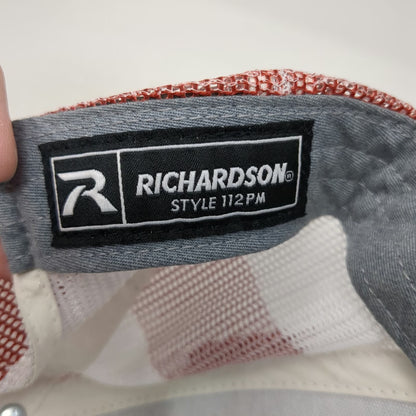 Richardson Trucker Hat Gray One Size USA Flag Stars Schwartz Sturgeon Pond