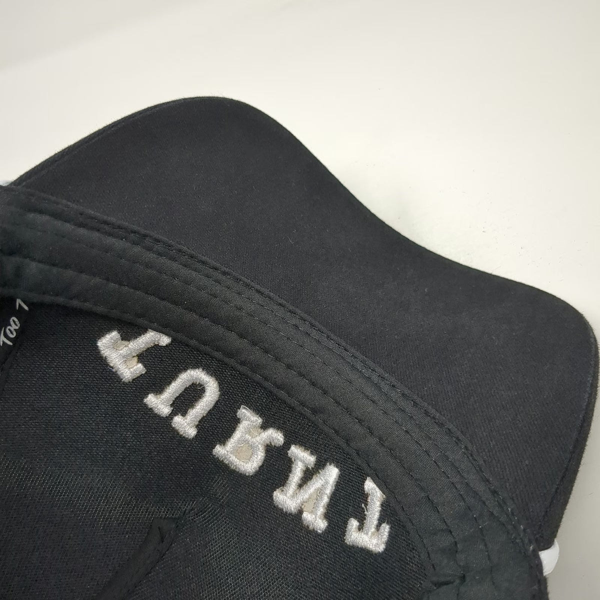 Too Turnt 5 Panel Black One Size Hat Rope Snapback Goose Logo Livin Block Text