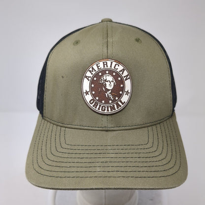 American Original Patch Snapback Trucker Hat Brown One Size Richardson