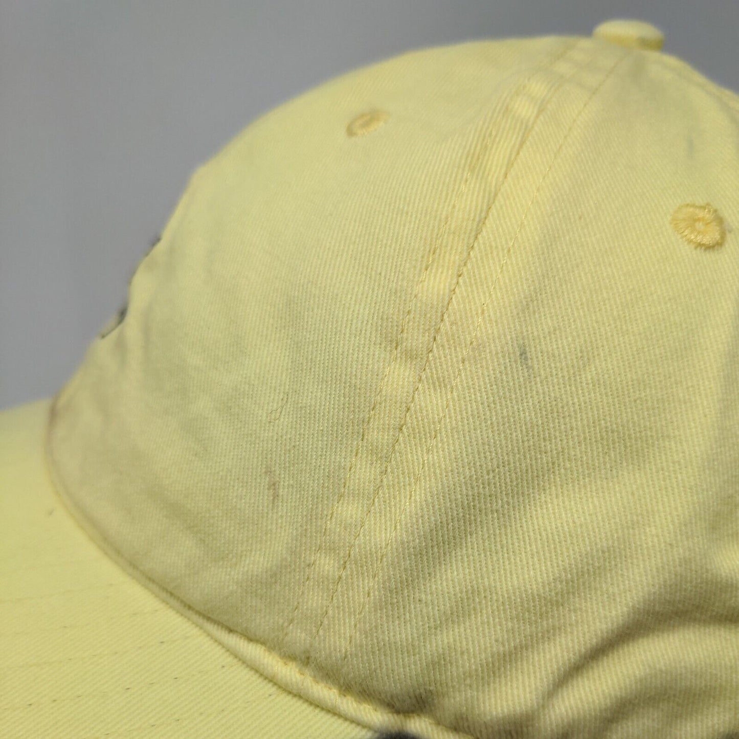 I Only Date Beasts Slideback Hat Yellow One Size Adjustable Embroidered Disney
