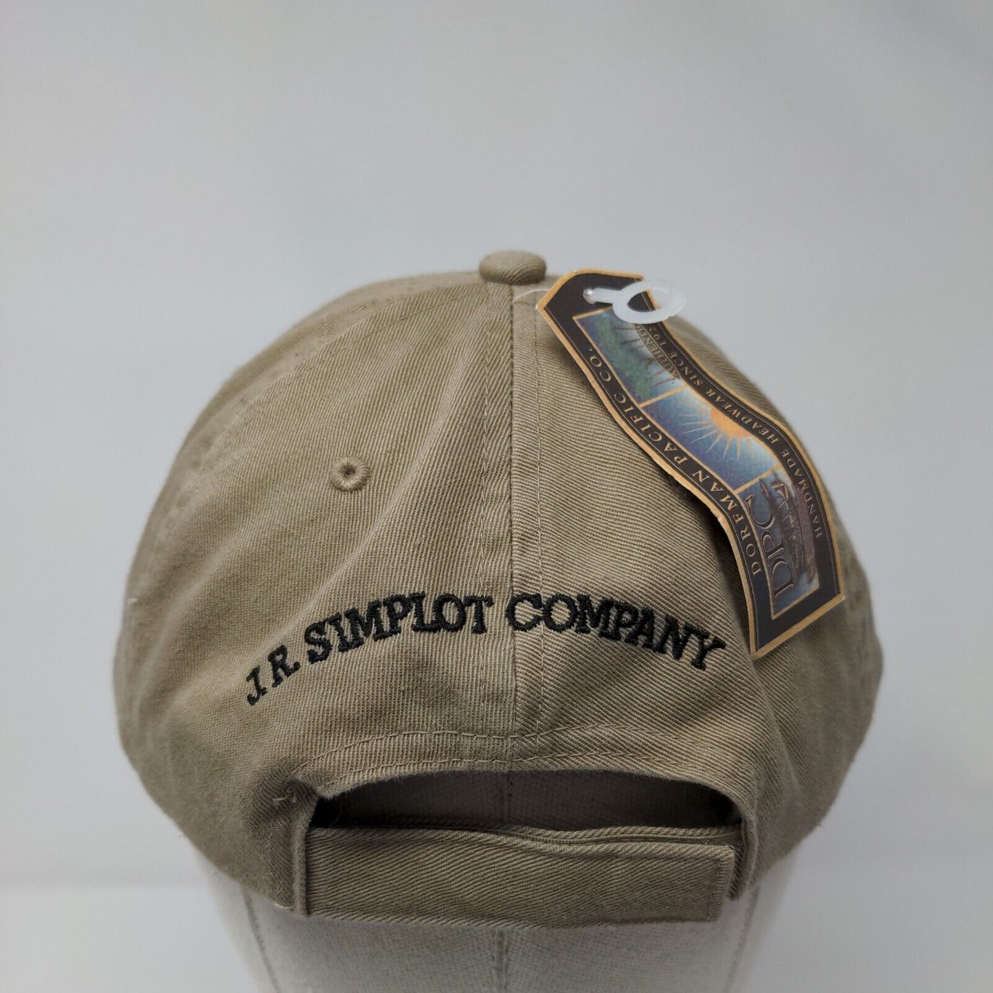 Polyon AG Fertilizer Strapback Hat Tan OSFM Embroidered Dpc W/Tags
