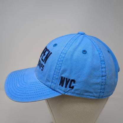 American Needle Baseball Cap Blue One Size US Open NYC Slideback Cotton Hat