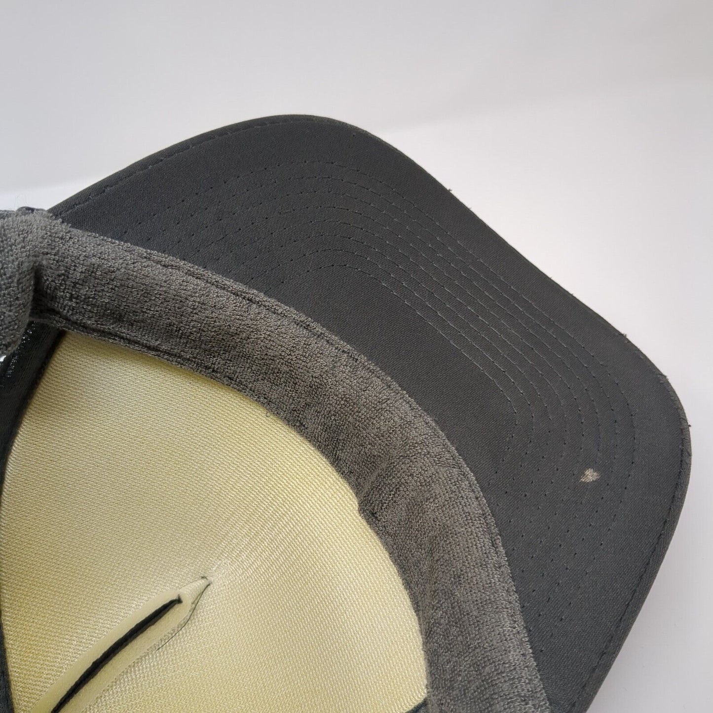 Race Day Snapback Trucker Hat Gray One Size Adjustable Mesh Back 6 Panel Otto