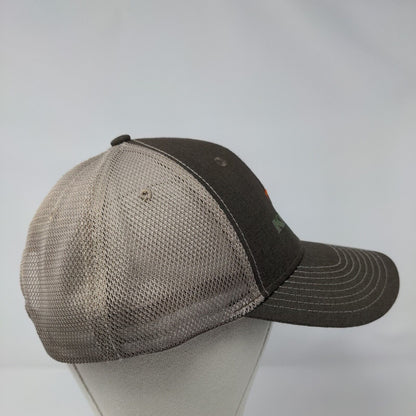 Kingsburg Orchards Snapback Trucker Hat Brown OSFA Embroidered Mesh Back