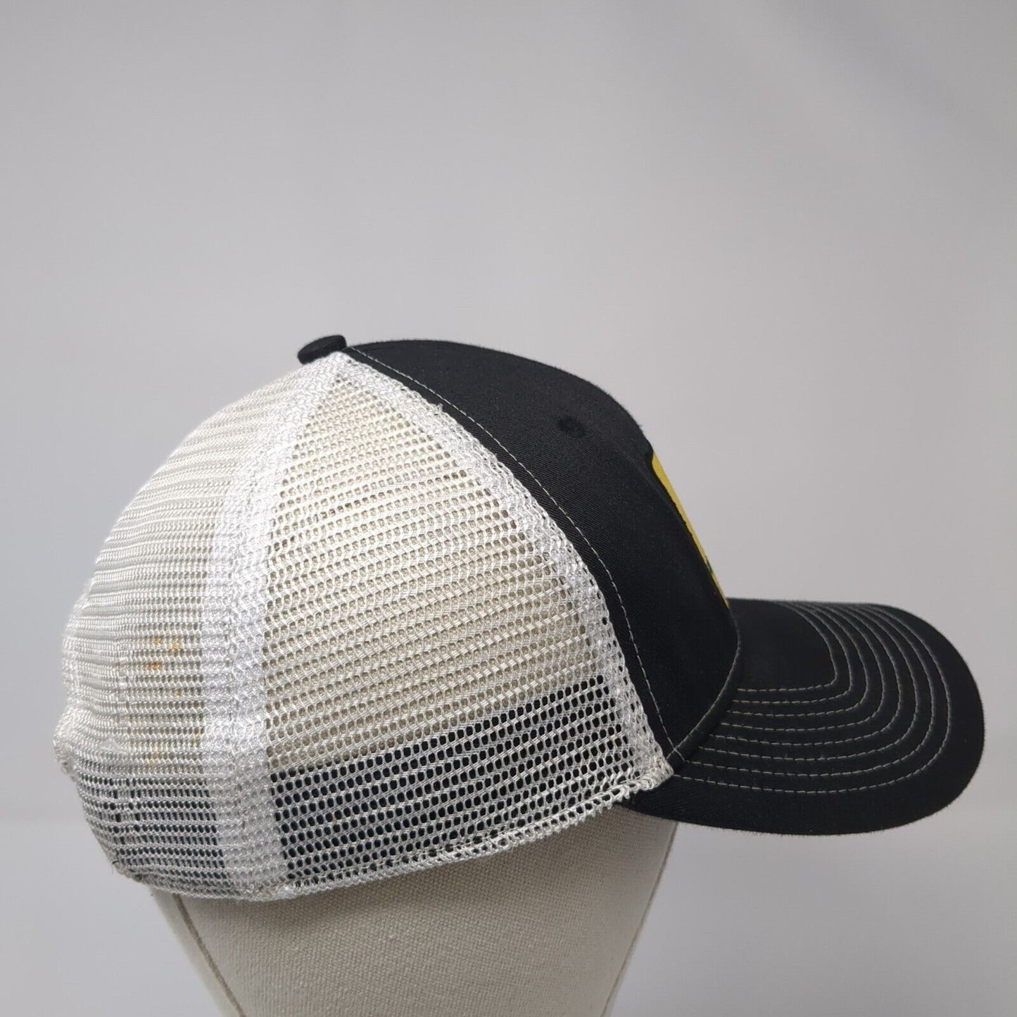 Don't Tread On Me Snapback Trucker Hat Black OS Adjustable Mesh Back Fierce 901