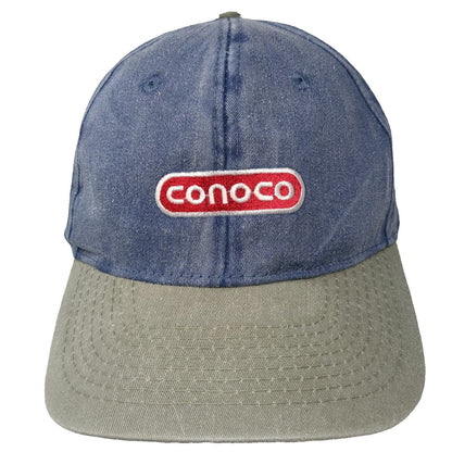 Toppiers Inc Conoco Logo Blue Gray One Size Baseball Cap Slideback Gas Oil Hat