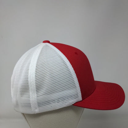 CDA Paving And Concrete Specialties Trucker Hat Red One Size 110 Flexfit Yupoong