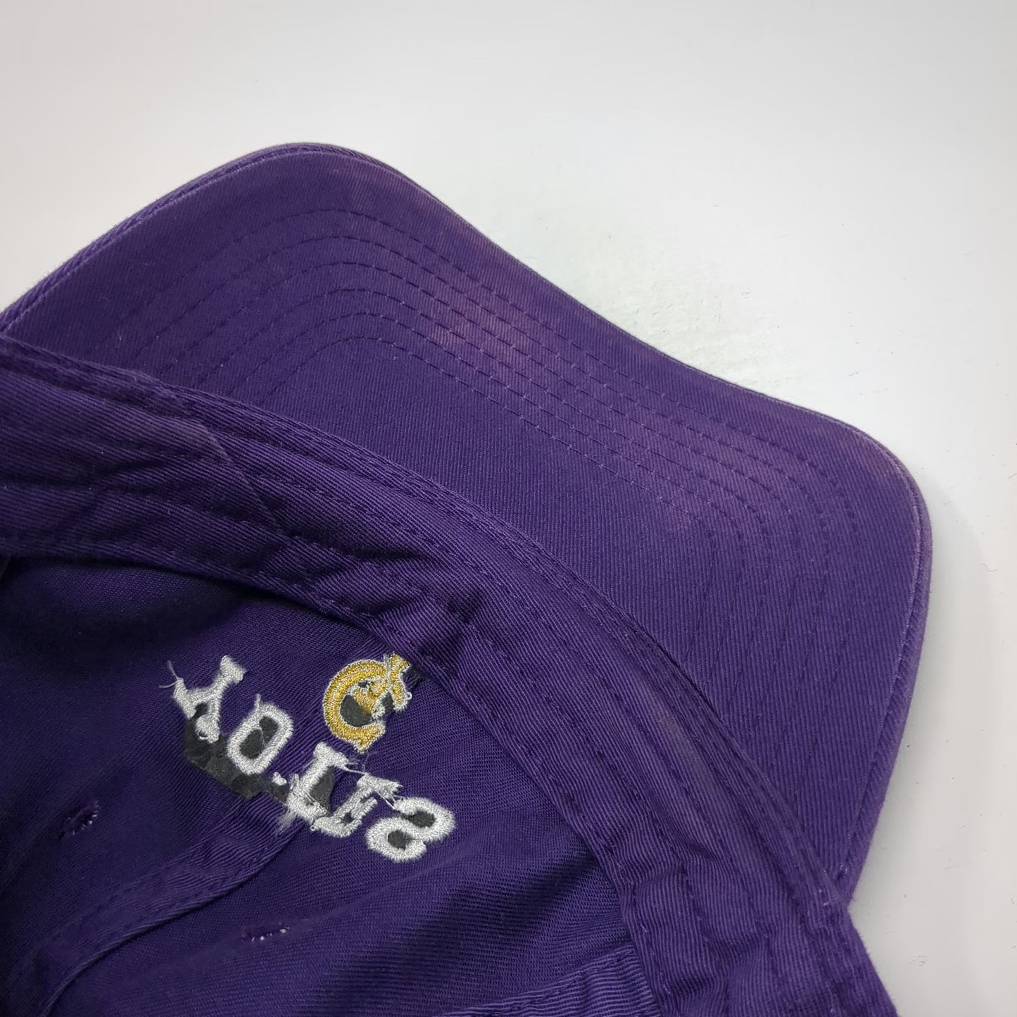 College of Idaho Yotes Basketball Legacy Cap Purple White Yellow One Size Hat