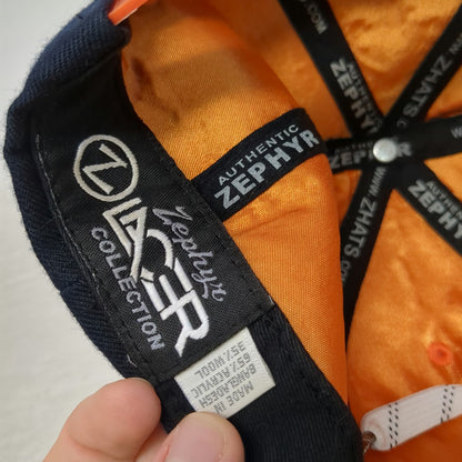 Philadelphia Flyers NHL Zephyr Snapback Hat Blue Orange One Size Lacer Laces