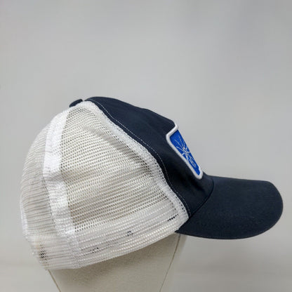 Local #47 Snapback Trucker Hat Blue One Size Embroidered Patriotic Unionwear