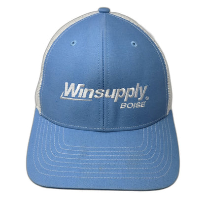 Richardson Trucker Hat Blue White One Size Winsupply Boise Embroidered Snapback