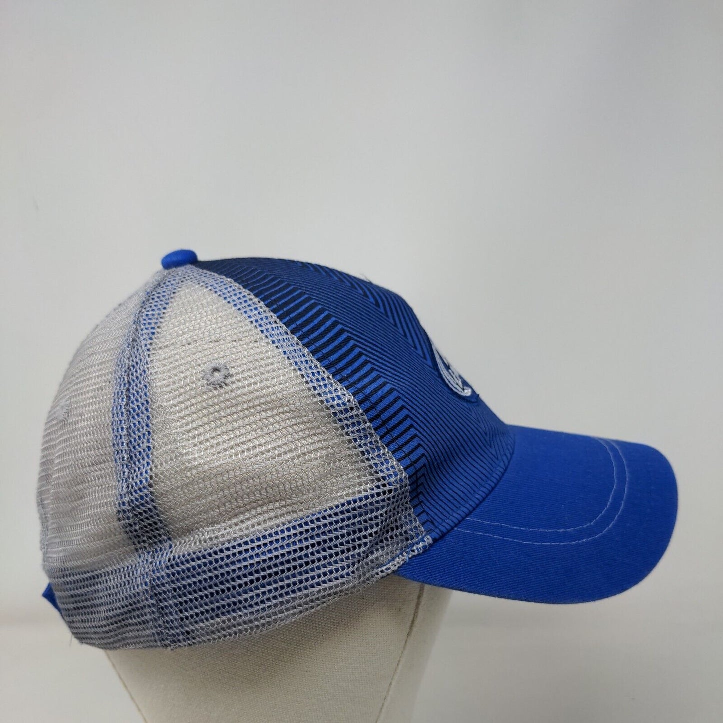 Bud Light Strapback Trucker Hat Blue OSFM Adjustable Embroidered Mesh Back
