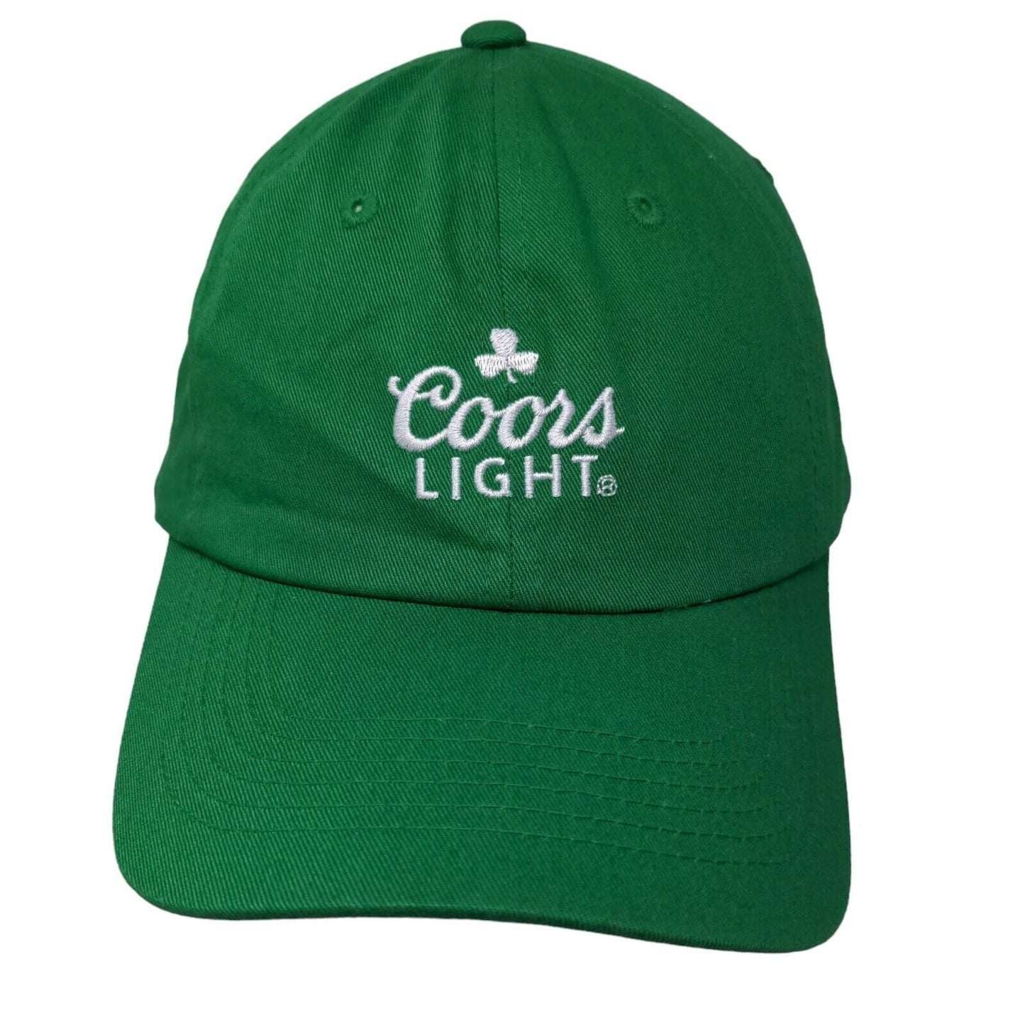 Coors Light Men's Slideback Hat Green Adjustable Embroidered Logo