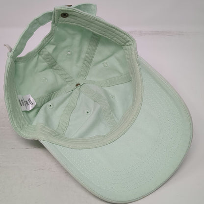 Life is Good Baseball Cap Green One Size Adjustable Cotton Slideback Hat Logo