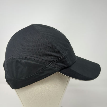 Nike Baseball Cap Black One Size Mesh Fit Dry Reflective Swoosh Running Hat