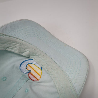 Wave Heart Strapback Hat Blue One Size Adjustable Life Is Good 6 Panel