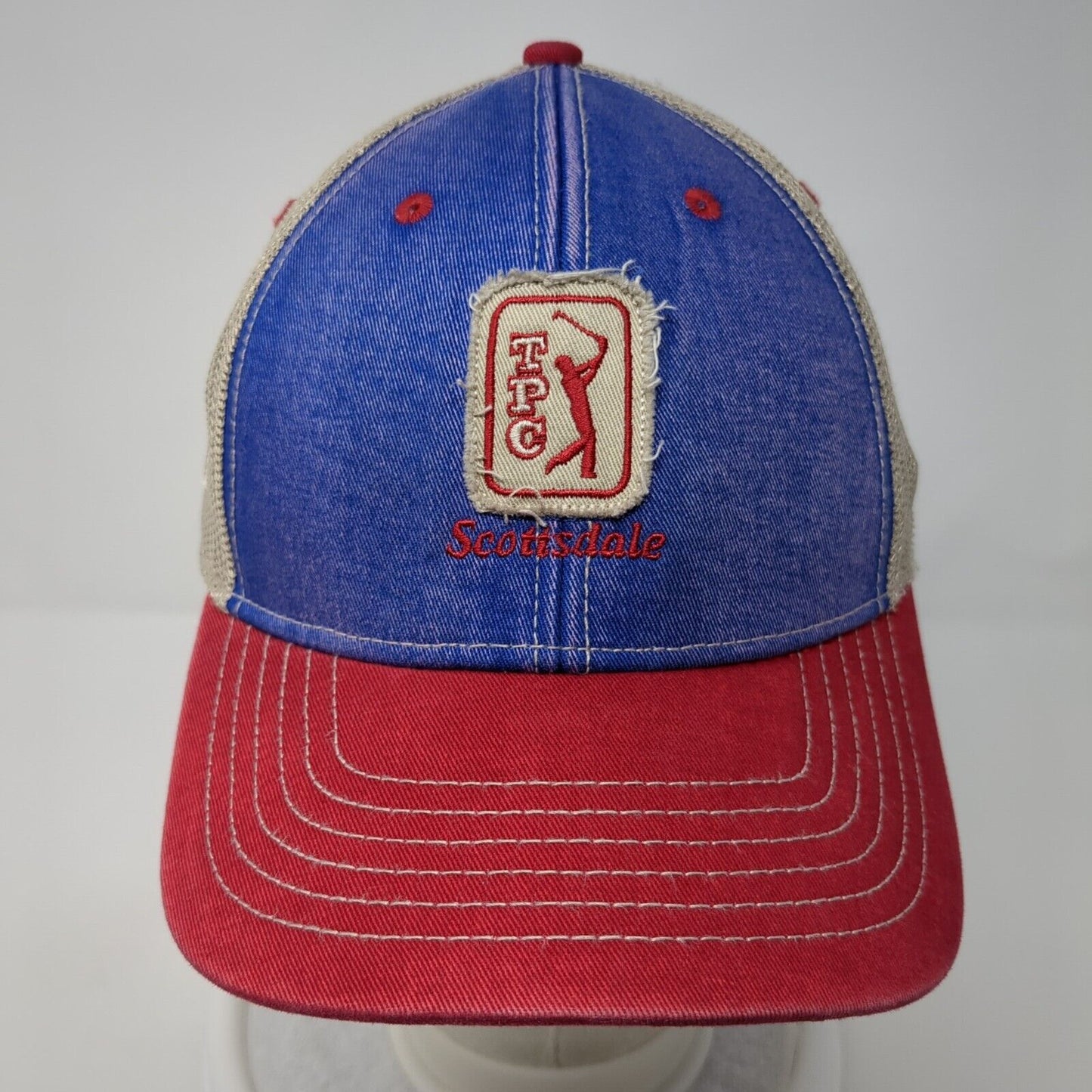 TPC Scottsdale Snapback Trucker Hat Multi One Size Classic Cut Mesh Back Ahead