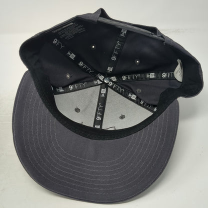 New Era Snapback Gray One Size Hat Method Studio M Logo 9FIFTY Structured Cotton
