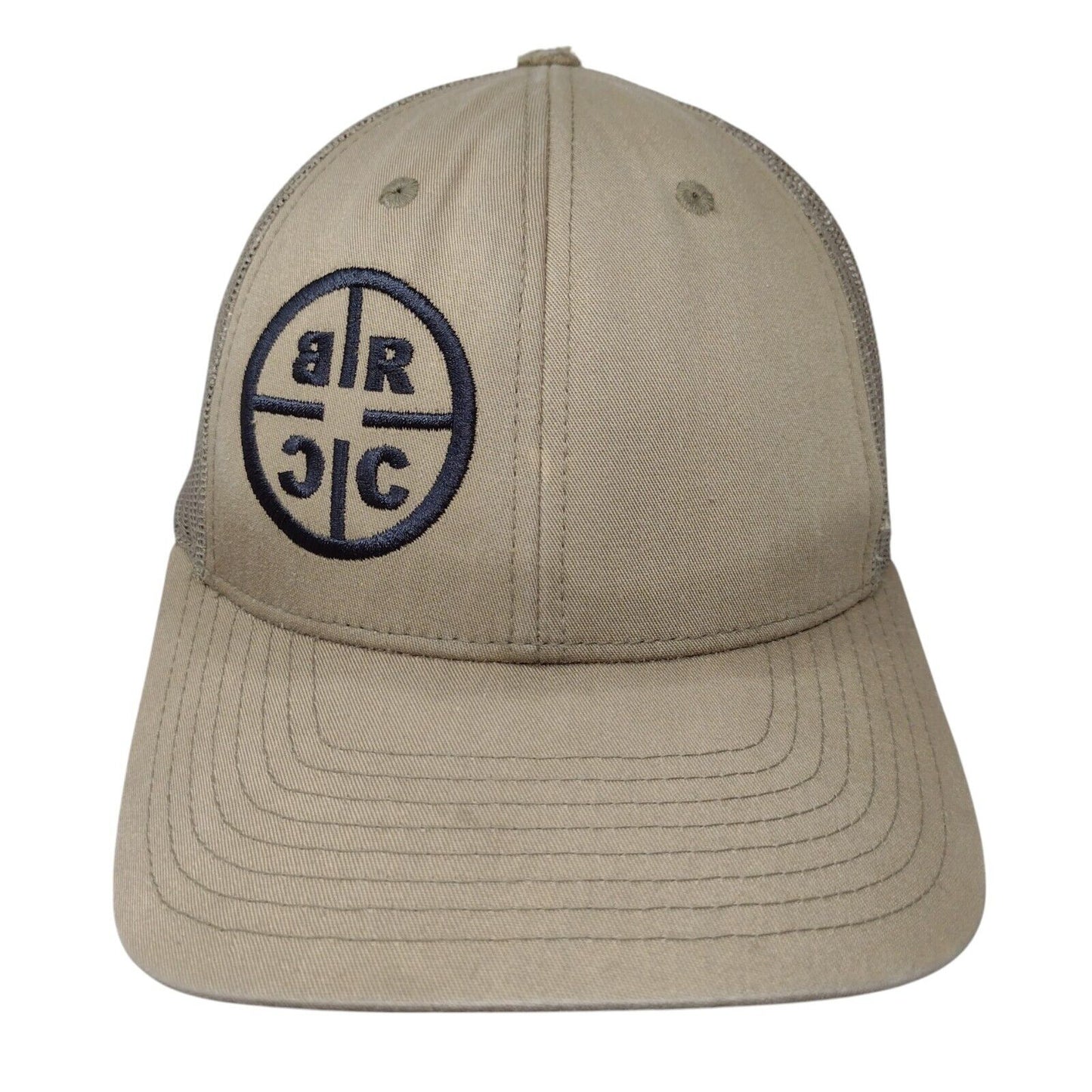 BRCC Snapback Mesh Back Trucker Hat Multi M/L Embroidered Richardson