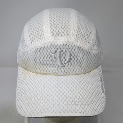 Pearl Izumi 5 Panel White One Size Mesh Breathable Running Cycling Hat