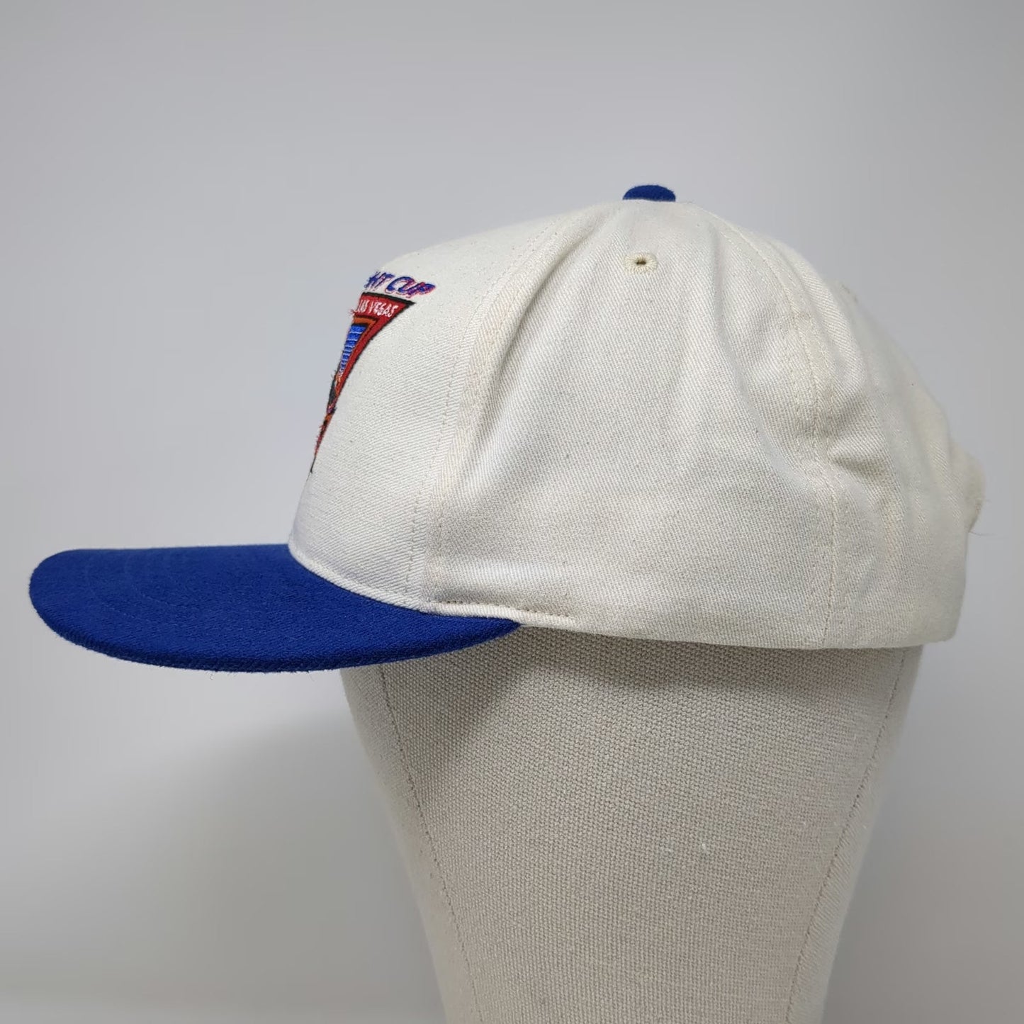 Rodeo America Snapback Hat White Blue One Size Bud Light Cup PBR Las Vegas Rodeo