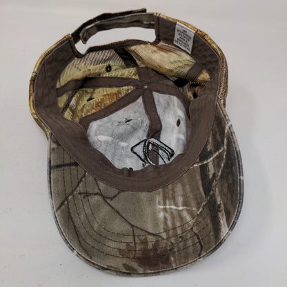 ADM Strapback Trucker Hat Camouflage OSFA Embroidered Mesh Back 6 Panel