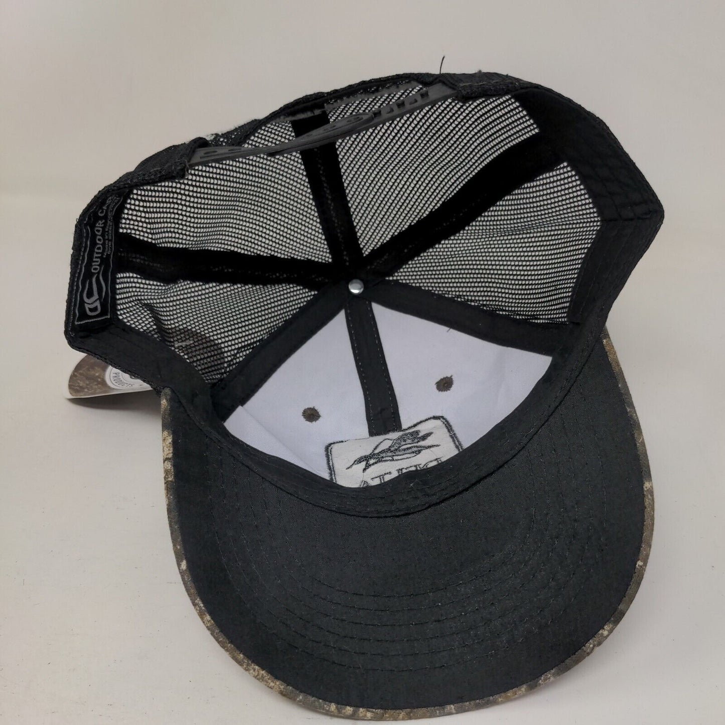 Delta Waterfowl Snapback Mesh Back Trucker Hat Camo OSFM W/Tags