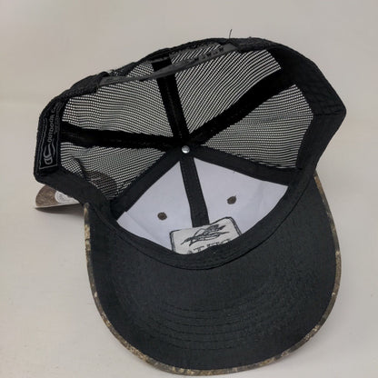Delta Waterfowl Snapback Mesh Back Trucker Hat Camo OSFM W/Tags