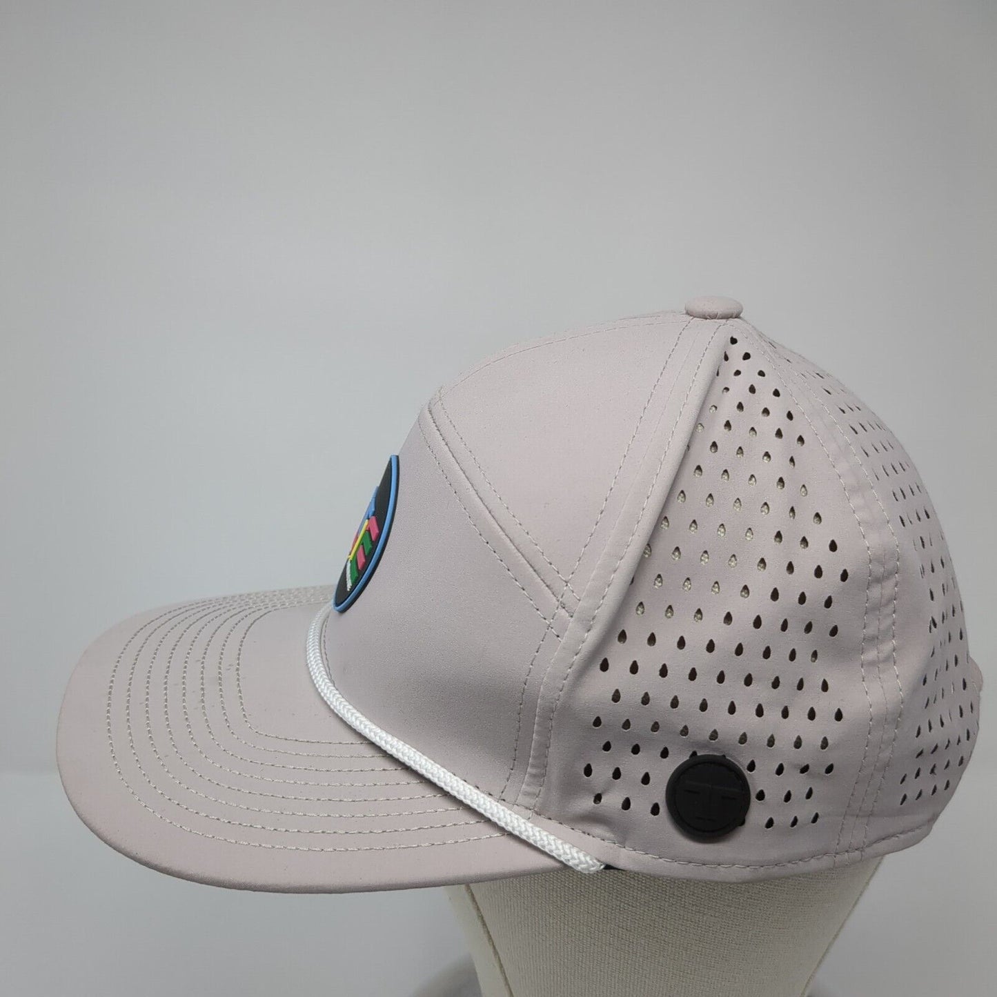 Telic Born in Boise Snapback Hat Gray OS Adjustable Rope Play Hard Recover