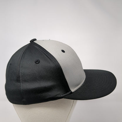 The Rooftop Bar Fitted Hat Black S/M Embroidered Patriotic 6 Panel Sweet Caps