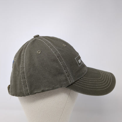Camp Rainbow Gold St. Luke's Wood River Slideback Hat Brown OS Adjustable Cotton