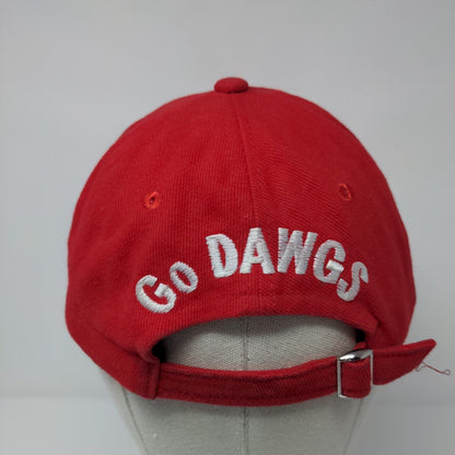 Sanpoint Cross Country Slideback Hat Red OSFA Embroidered Go Dawgs
