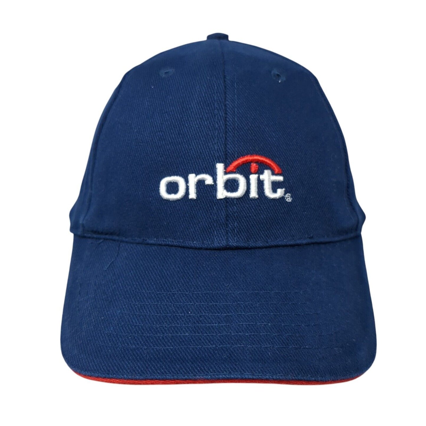 Orbit UMI Slideback Hat Blue One Size Adjustable Embroidered 6 Panel Cotton