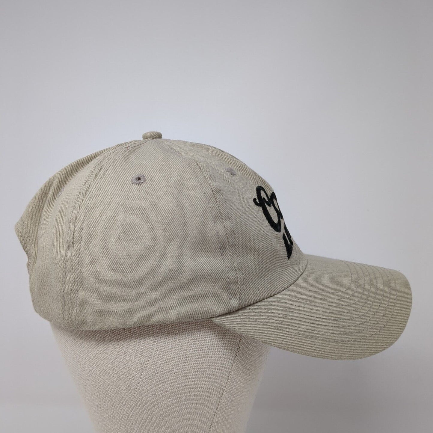 Coors Light Snapback Hat Tan One Size Adjustable Embroidered Logo Masters