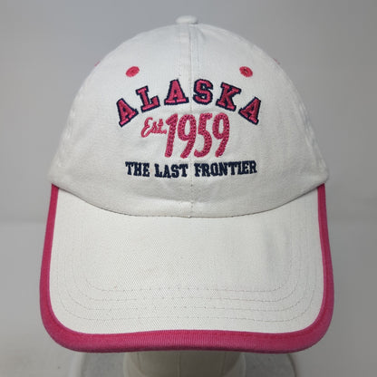 Alaska Est. 1959 The Last Frontier Baseball Cap White One Size Prairie Mountain