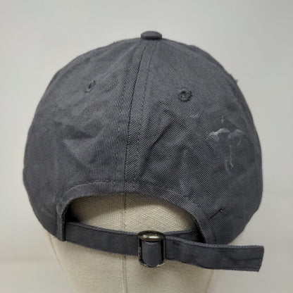 Cabela's Club Slideback Hat Gray OSFM Adjustable Embroidered Vented Holes