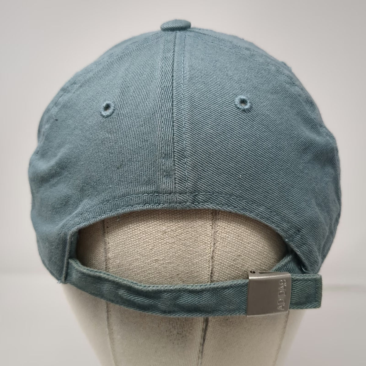 Adidas Baseball Cap Blue OSFM Slideback 100% Cotton Embroidered Logo Strap hat