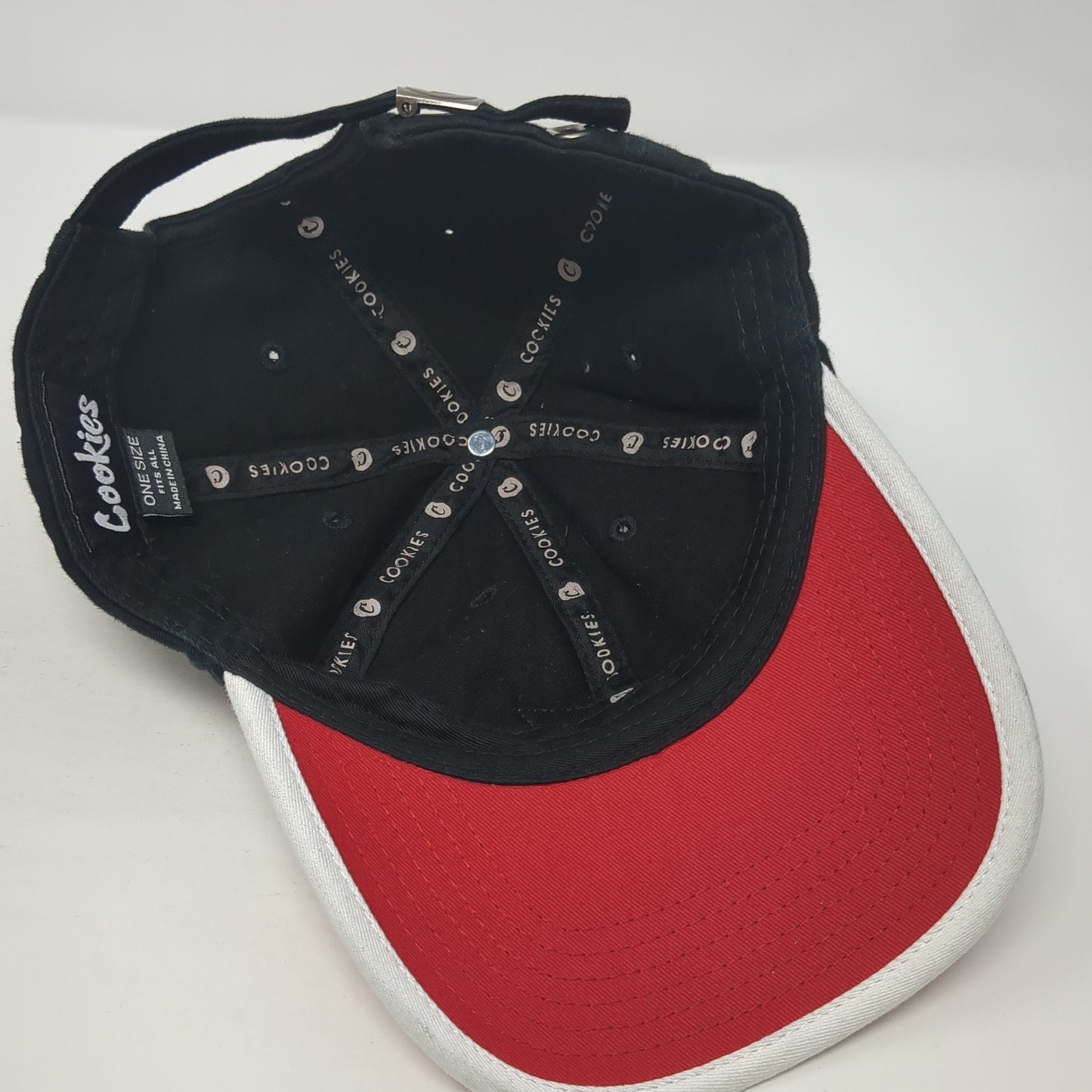 Cookies Slideback Baseball Cap Multicolor One Size Adjustable Colorblock 6 Panel