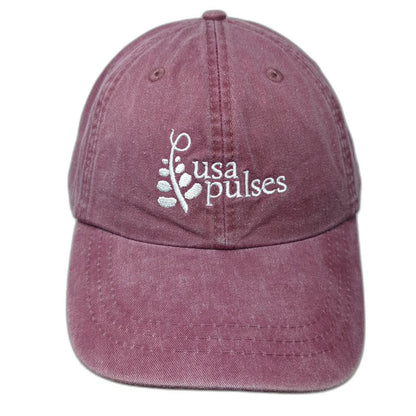 Adams Baseball Cap Red One Size USA Pulses I Love Dry Beans Hat Strapback Cotton