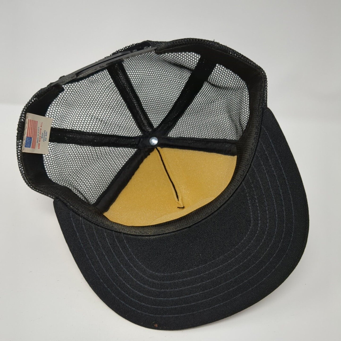 National Rifle Association of America Snapback Trucker Hat Black OS Mesh Back