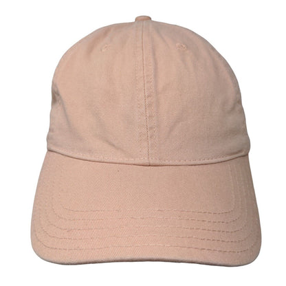 Madewell Slideback Hat Pink One Size Adjustable Embroidered 6 Panel