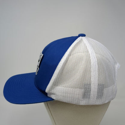 Pacific Headwear Trucker Hat Blue White One Size Hashtag Logo Mesh Snapback