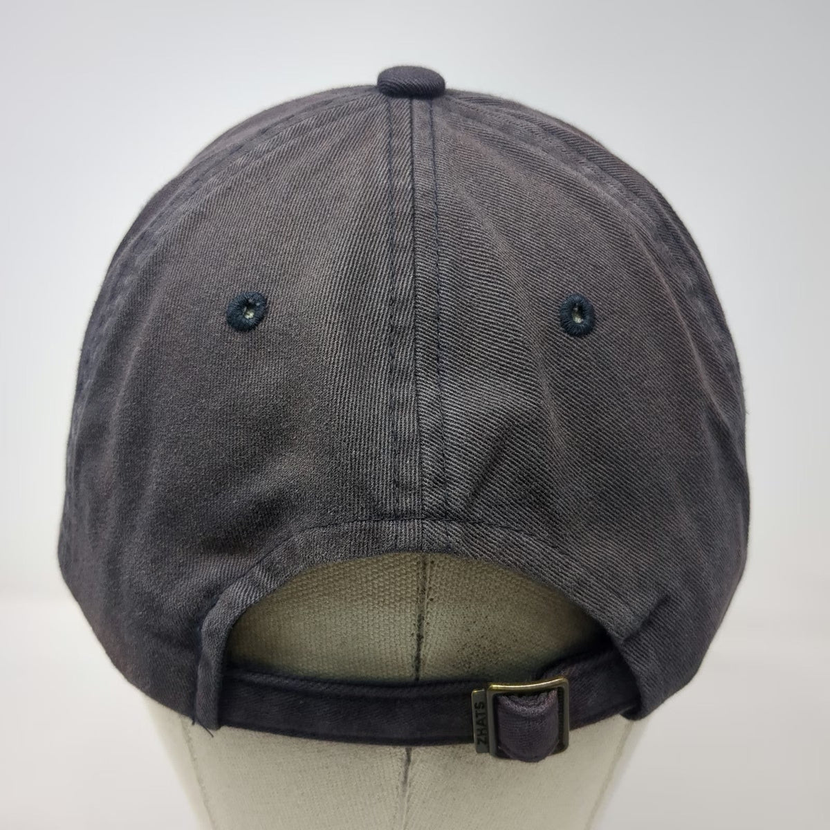 BYU Cougars NCAA Zephyr Cap Gray One Size Script Logo Hat Slideback Curved Brim