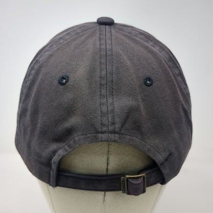 BYU Cougars NCAA Zephyr Cap Gray One Size Script Logo Hat Slideback Curved Brim