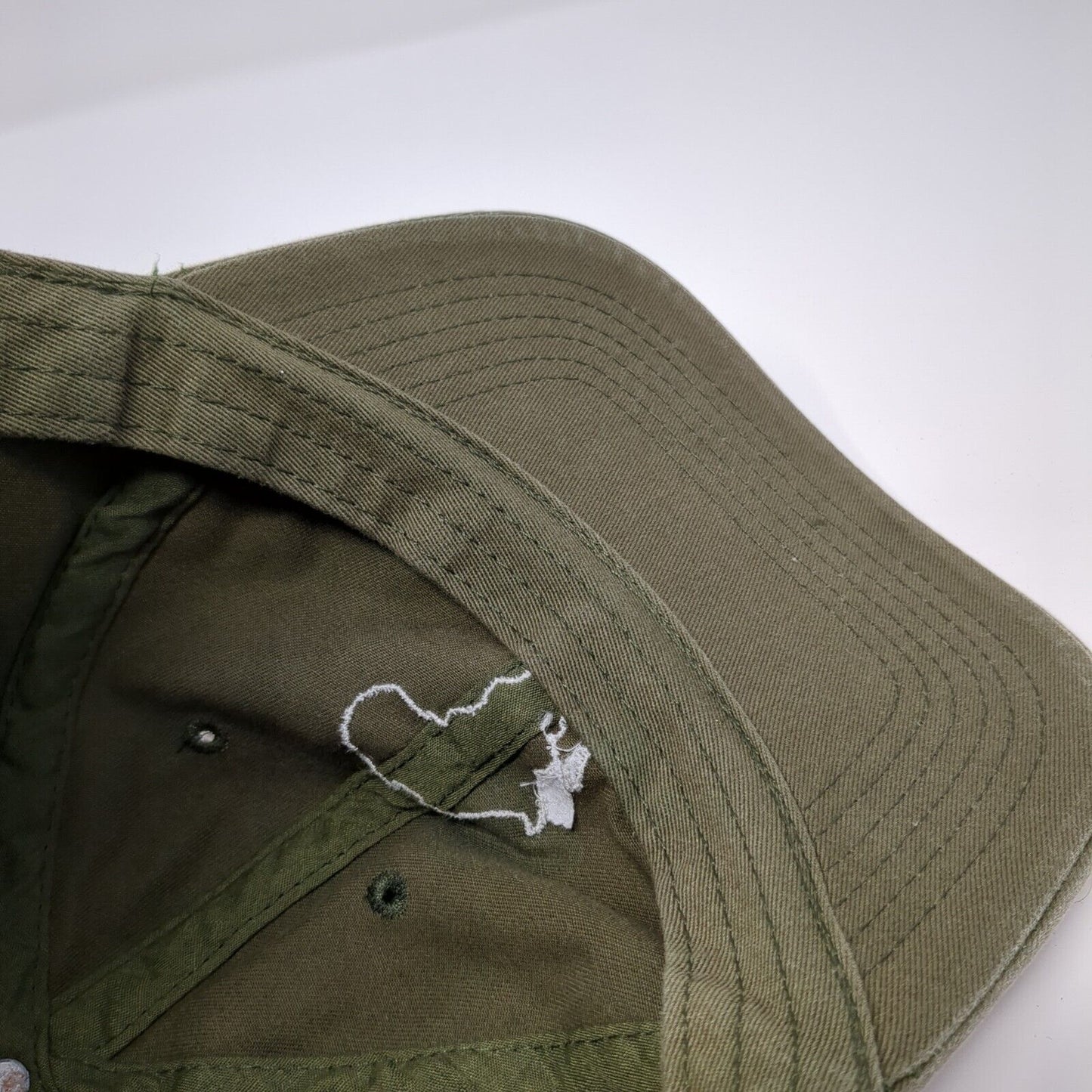 Africa Map Slideback Baseball Cap Brown One Size Adjustable Embroidered Eckos